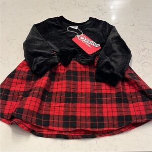 Black and Red Plaid Dress